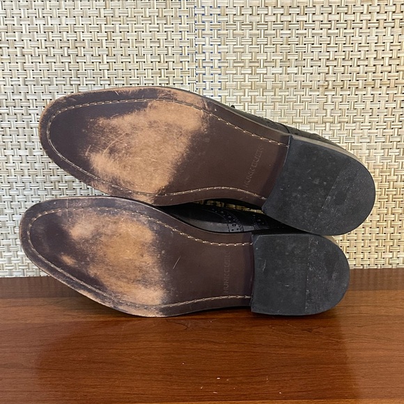 🌟HP🌟Nunn Bush Black Leather Nelson Wingtip Dress Casual Oxford 10M - Picture 12 of 13